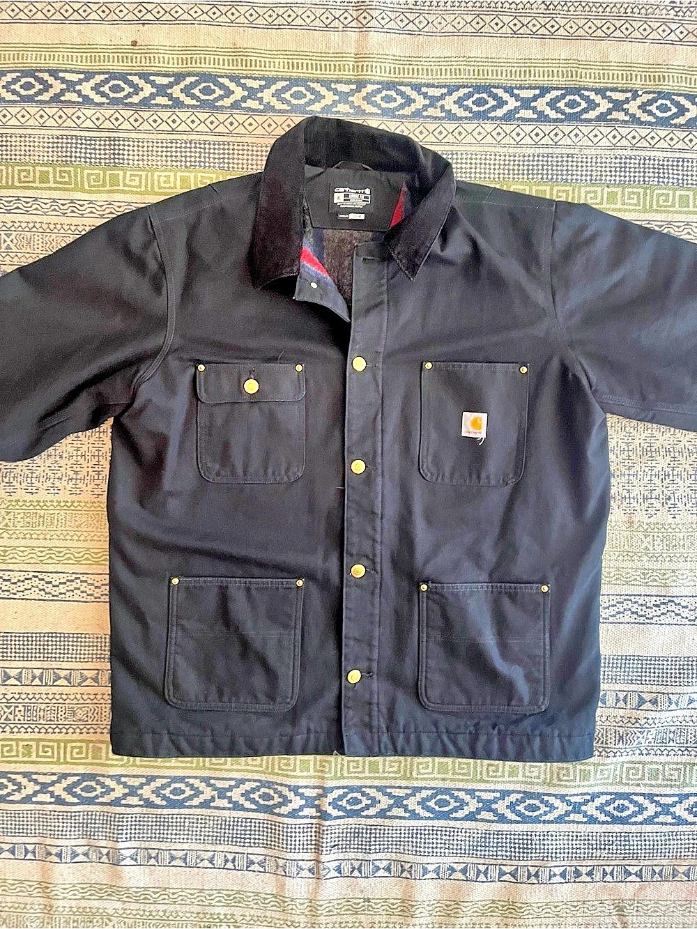 Carhartt Loose Fit Firm Duck Blanket-Lined Jacket Men's